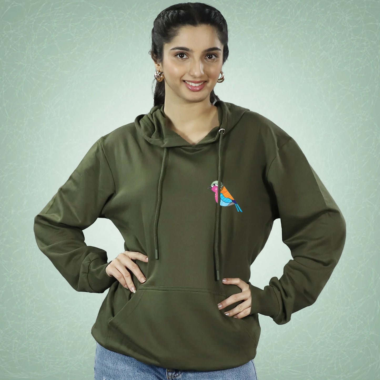 Arty Birds - Olive Green