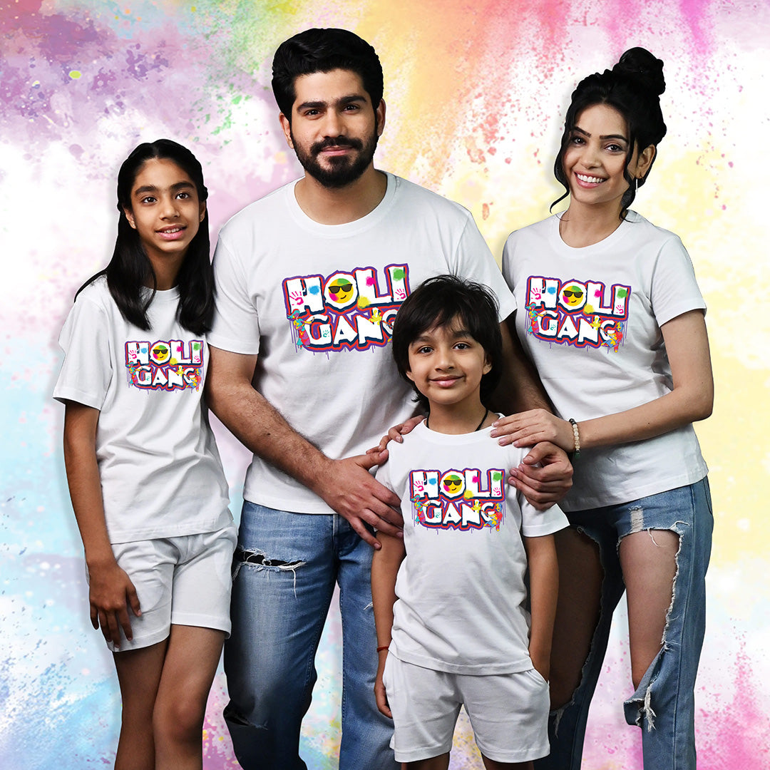 Holi Gang For Family
