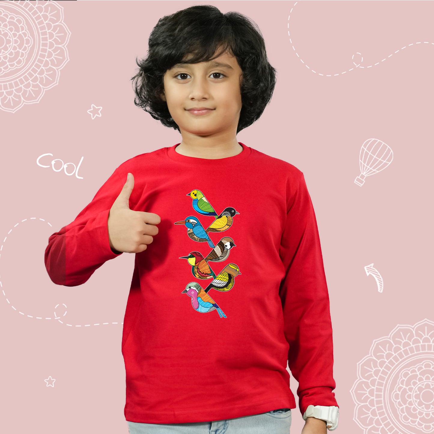 Kids Love Birds - Full Sleeves