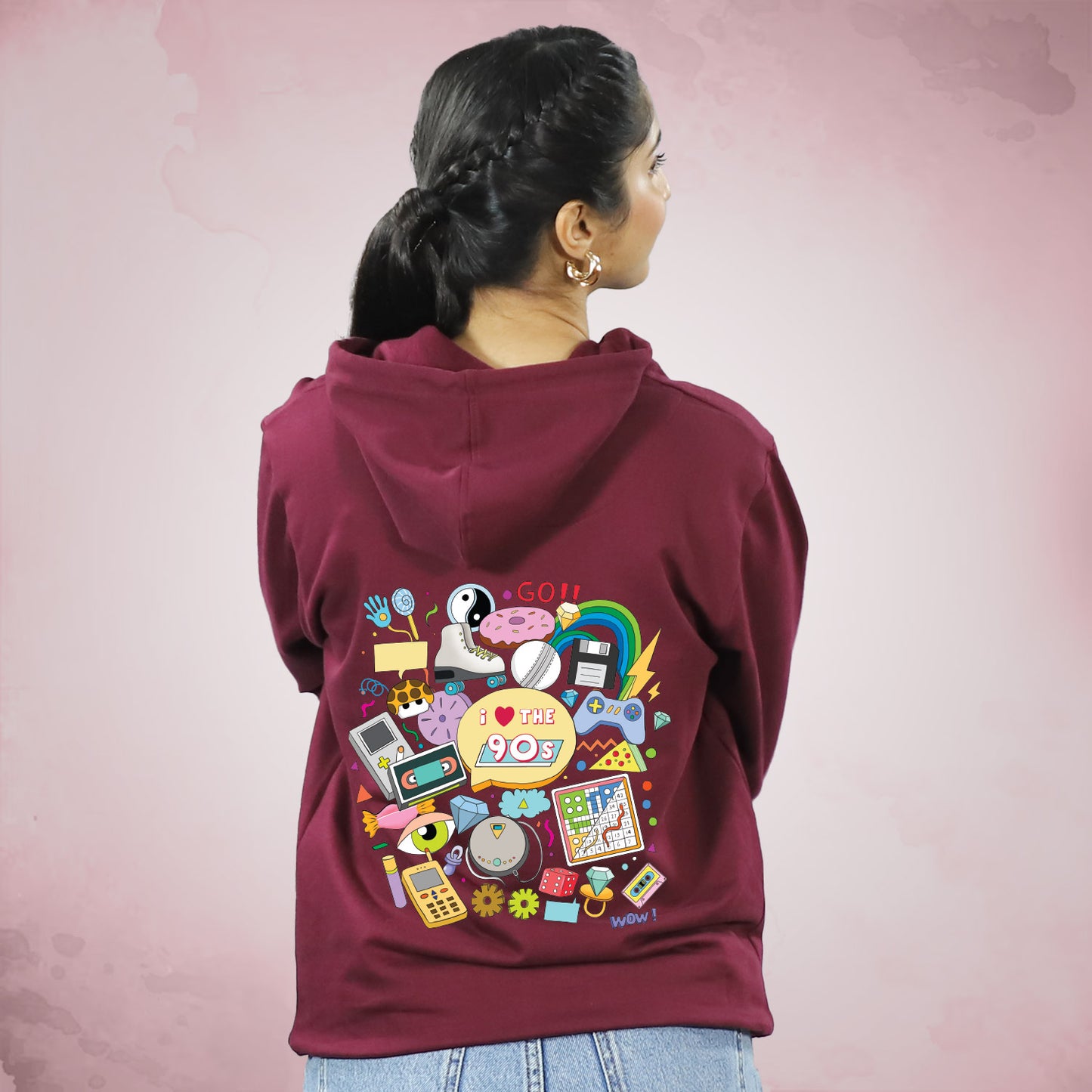 90's Love on Hoodie