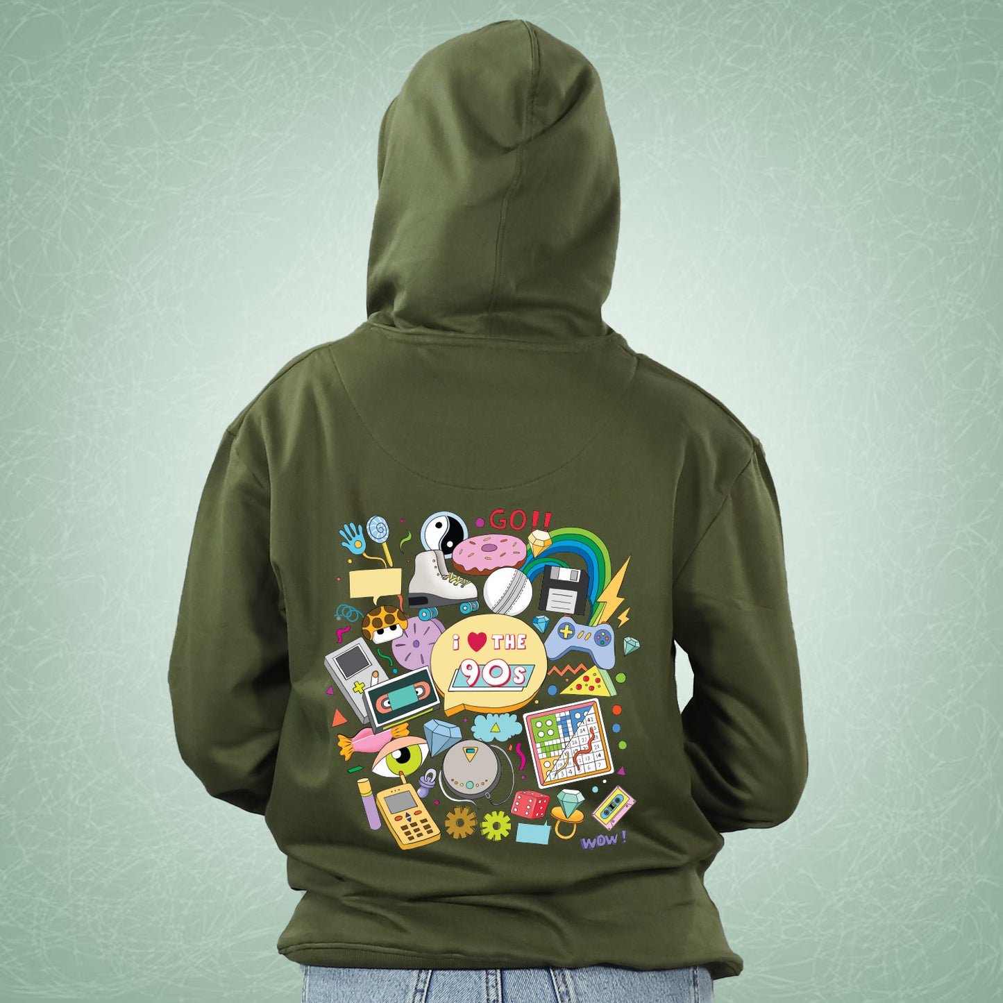 90's Love on Hoodie