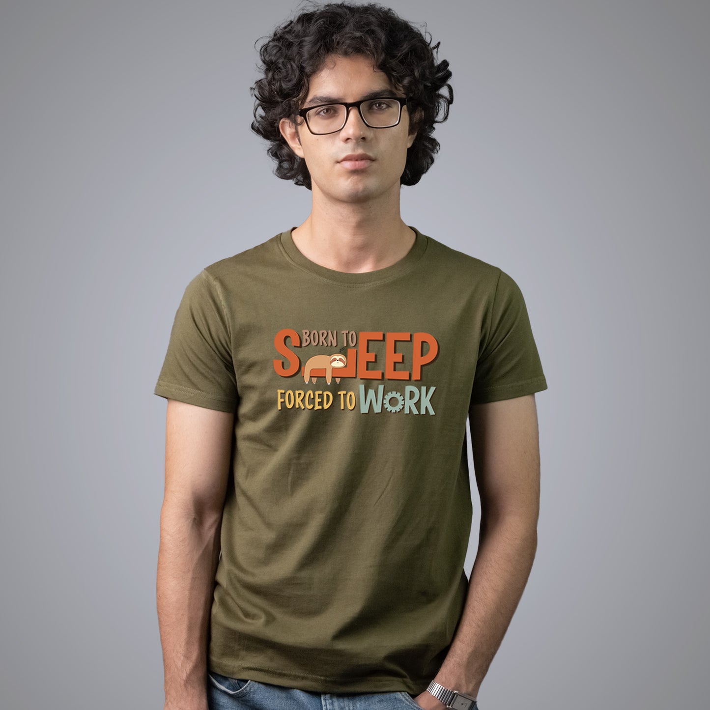 Born Sleep. Forced to Work.