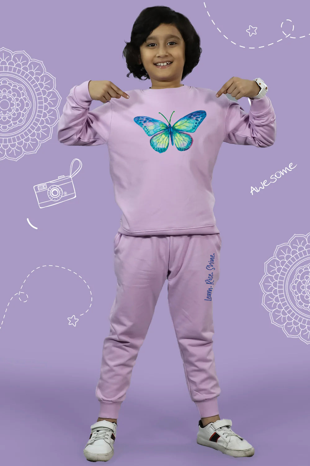 Butterfly - Lilac combo