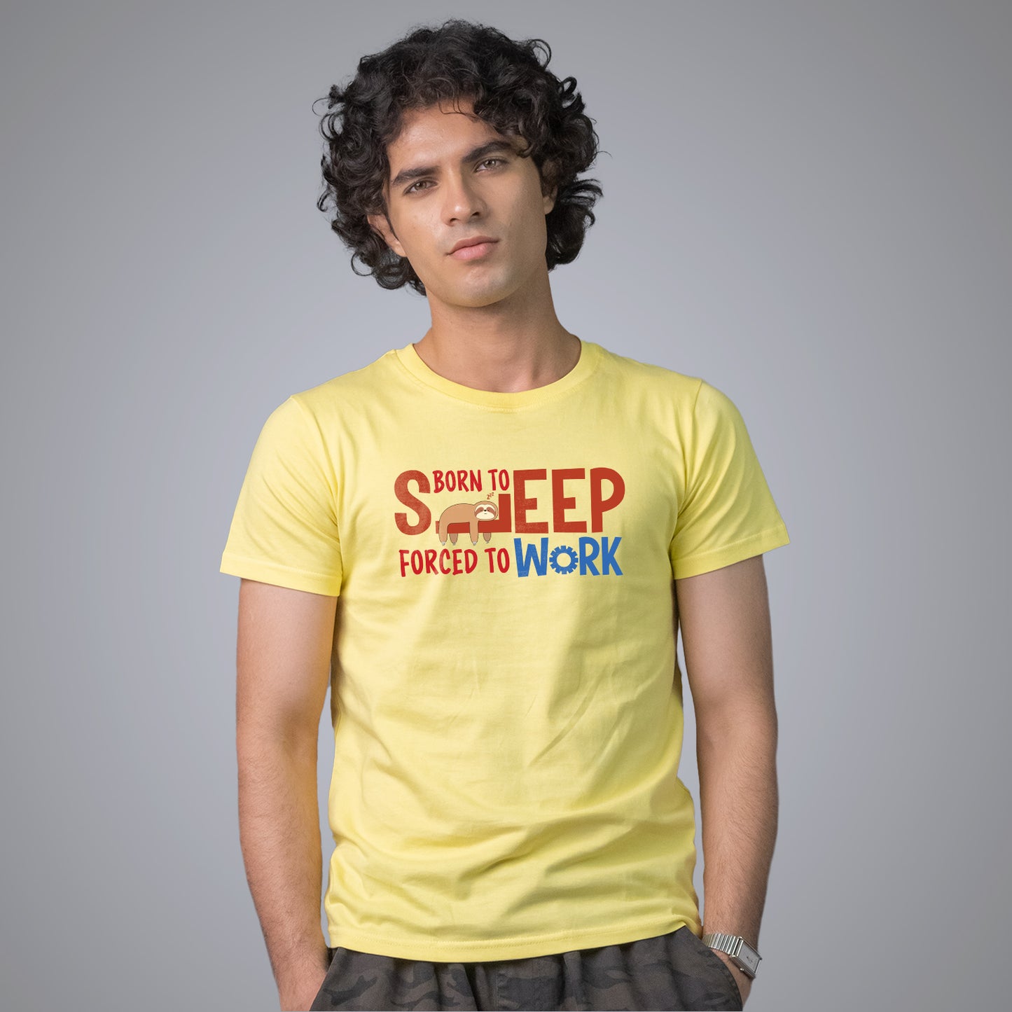 Born Sleep. Forced to Work.