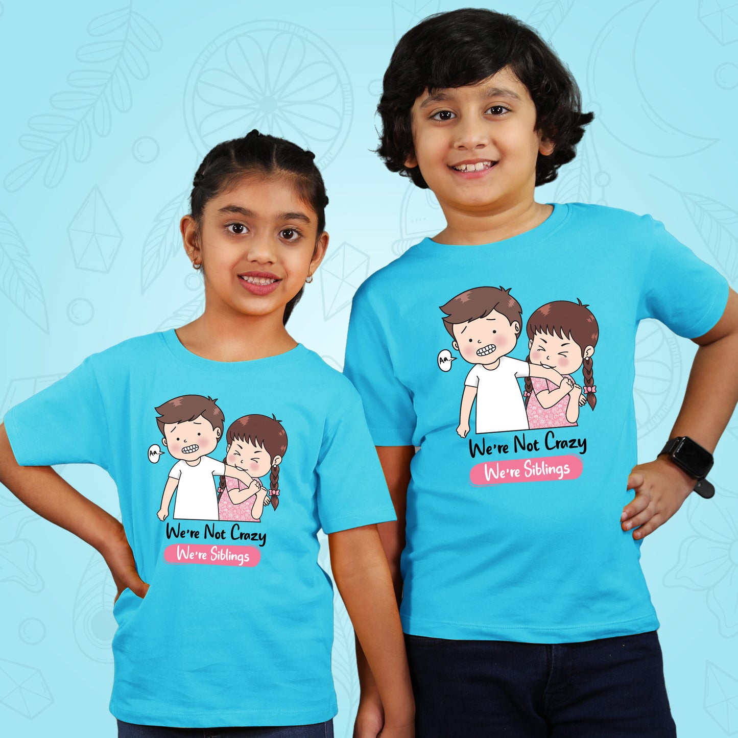 Siblings are Crazy T-shirt Combo