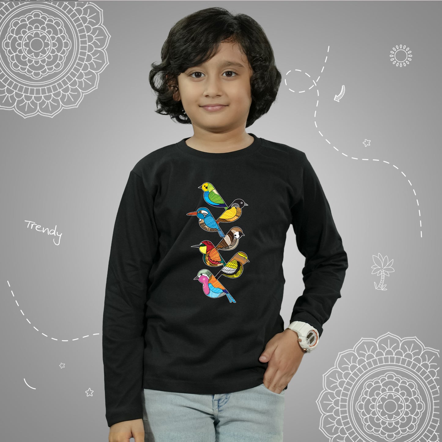 Kids Love Birds - Full Sleeves