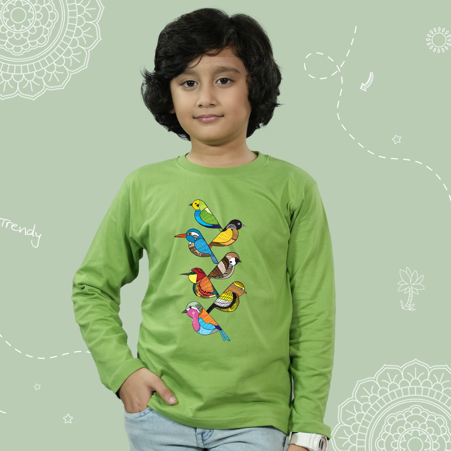 Kids Love Birds - Full Sleeves