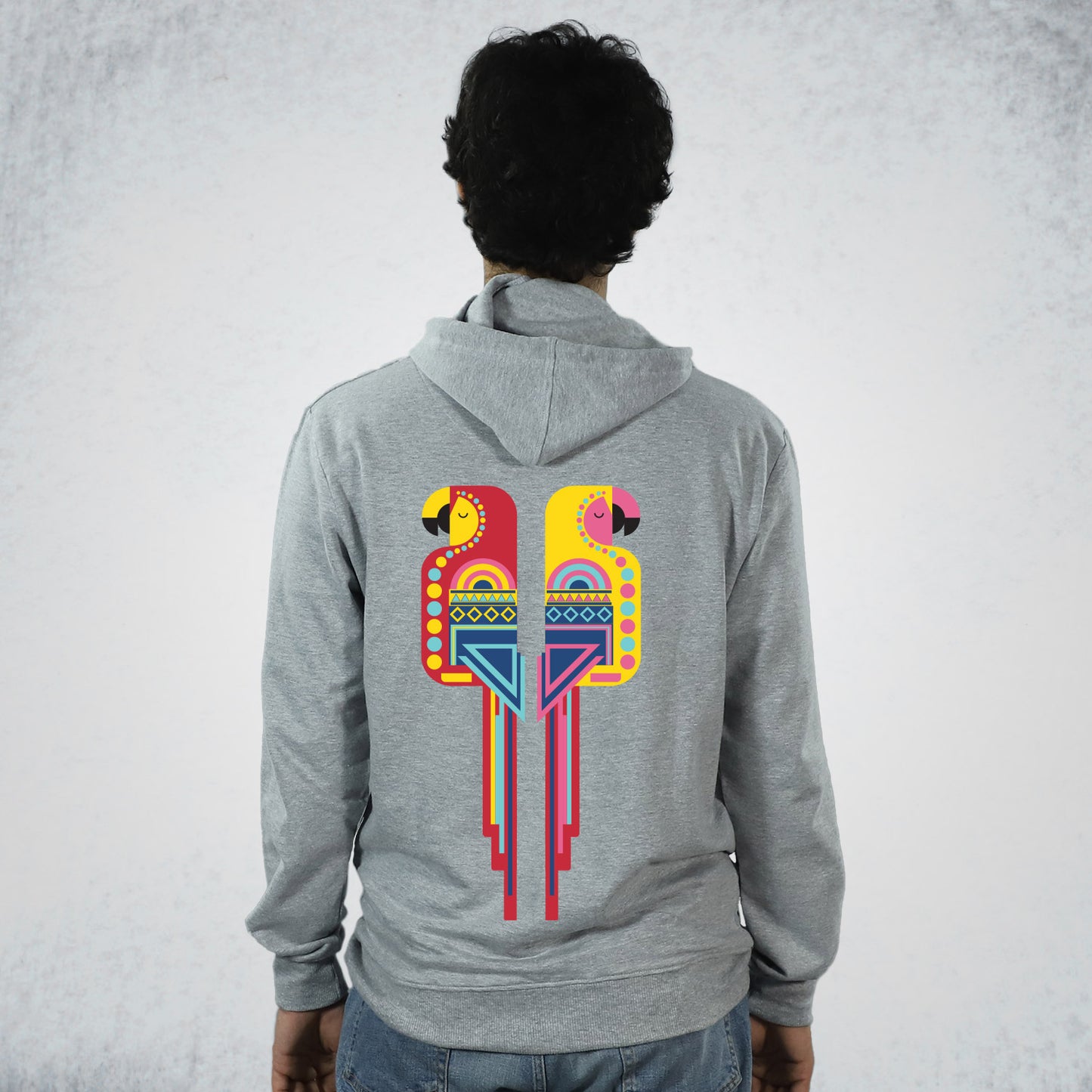 Parrots on Hoodie