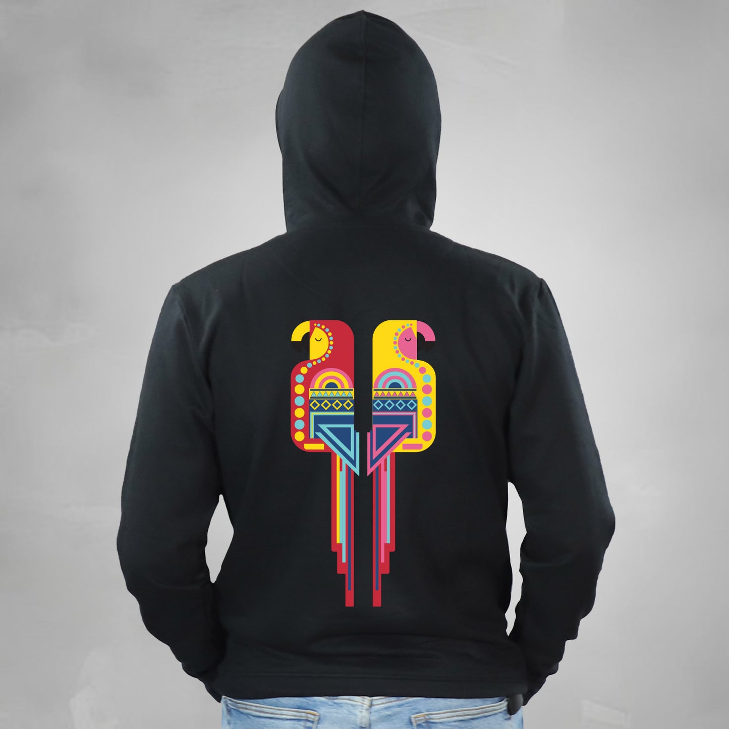 Parrots on Hoodie