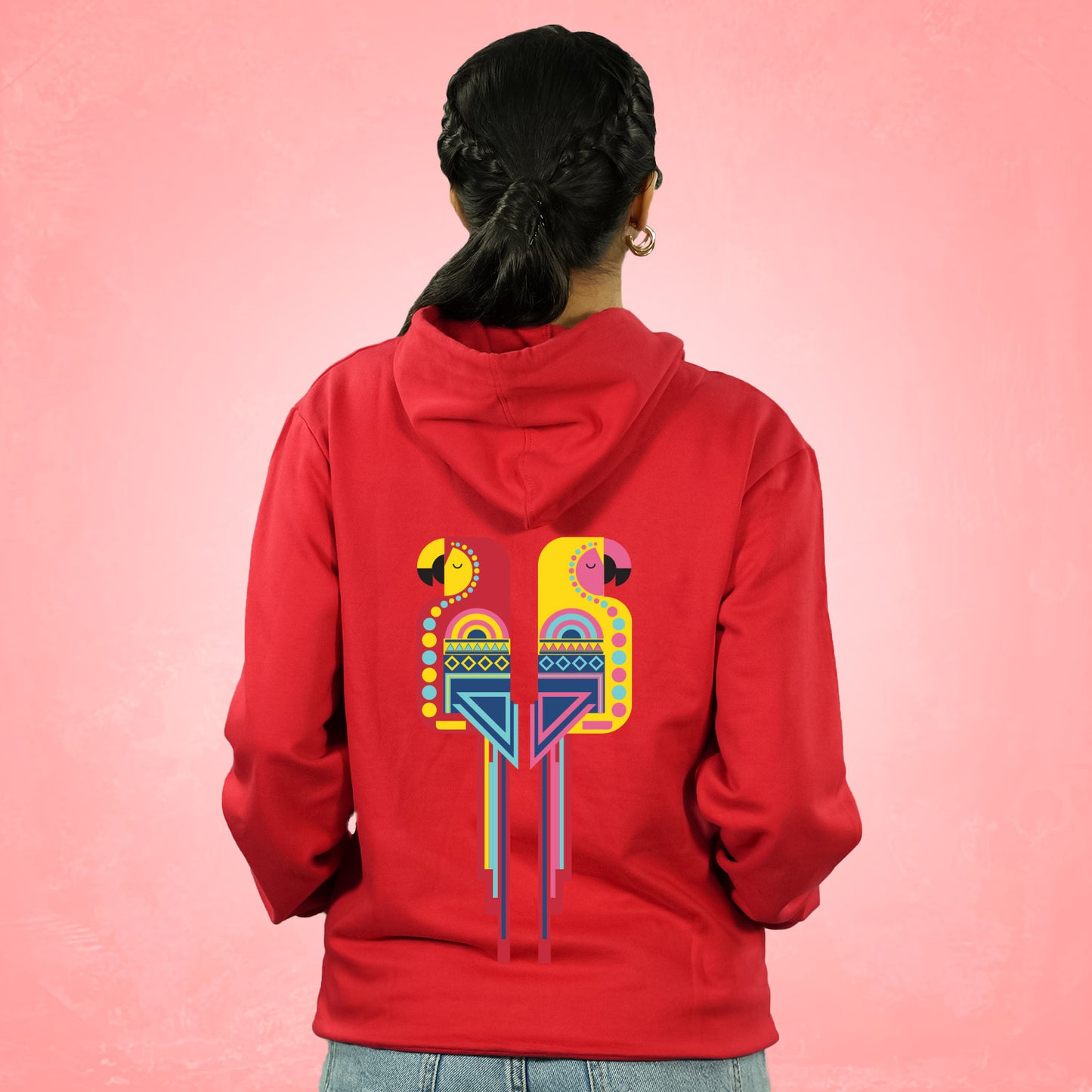 Parrots on Hoodie