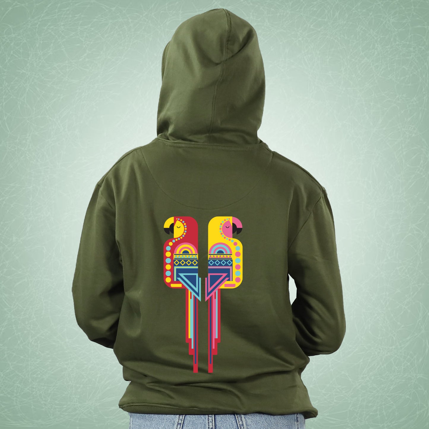 Parrots on Hoodie