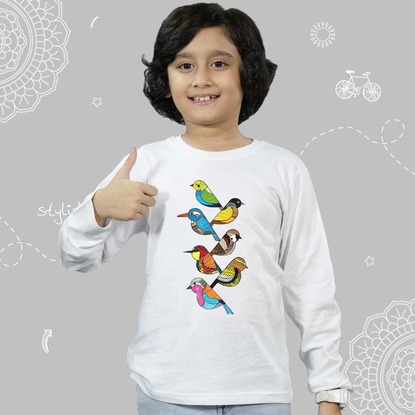 Kids Love Birds - Full Sleeves