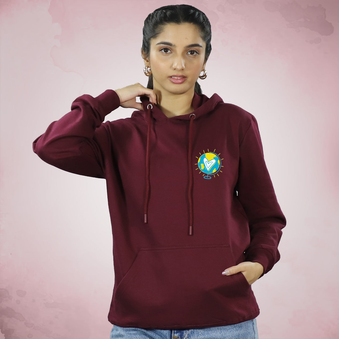 Love for Mother Earth on Hoodie