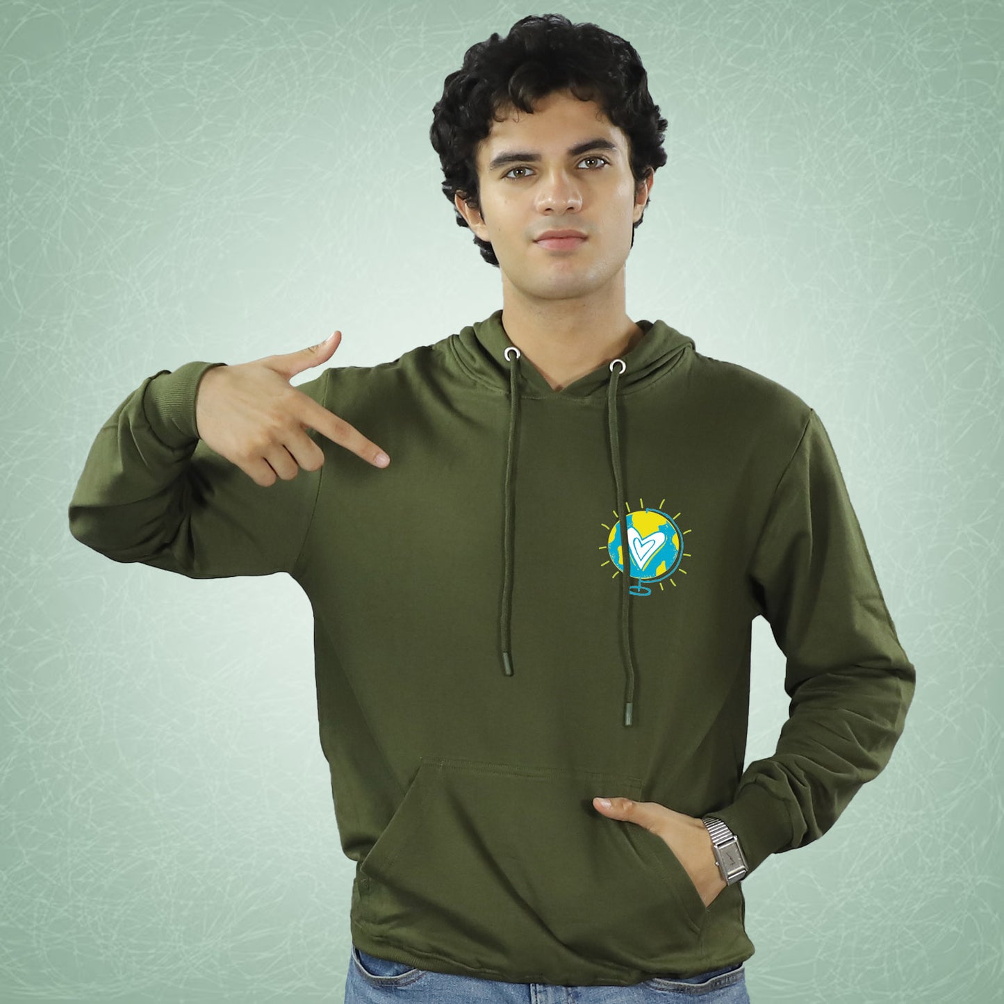 Love for Mother Earth on Hoodie