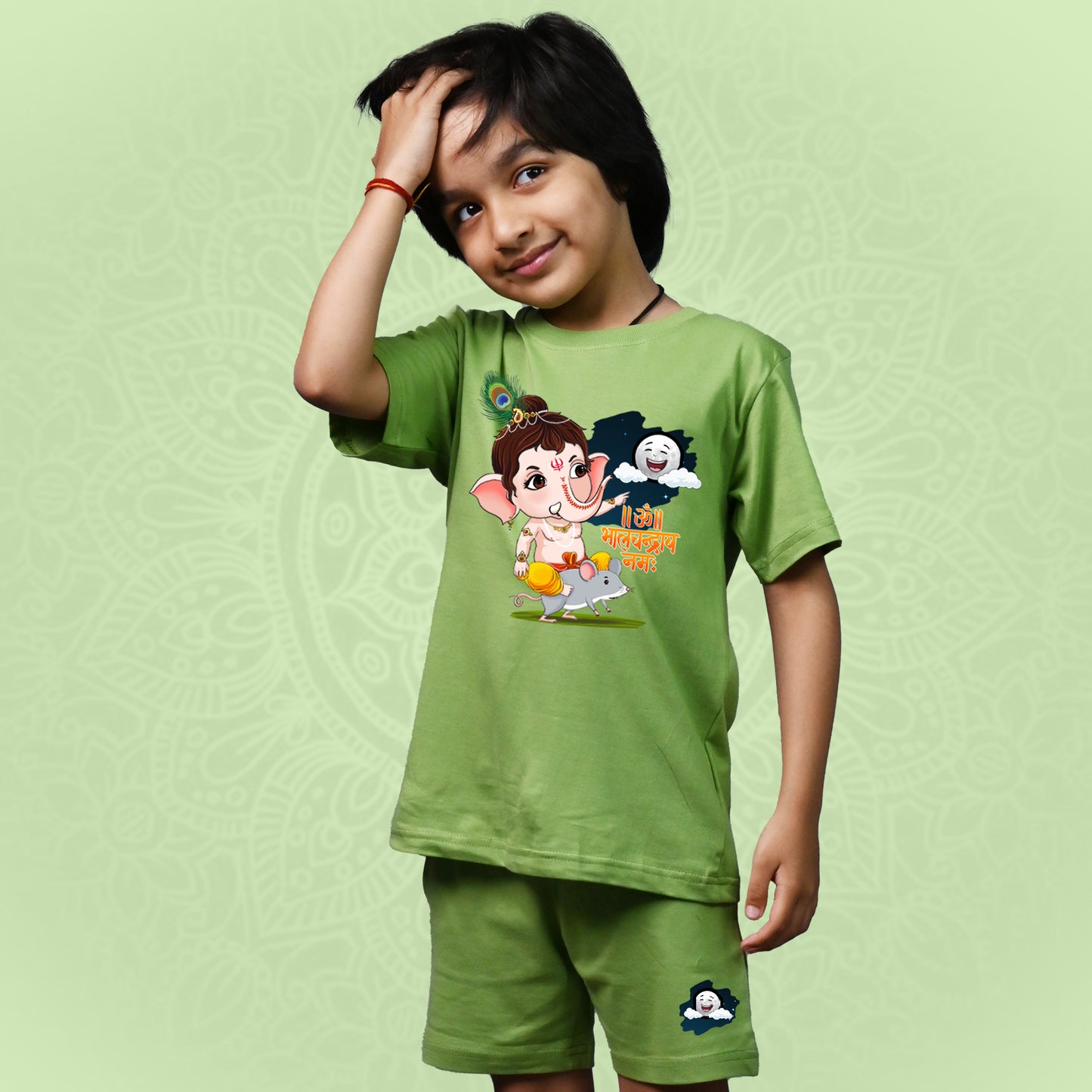 Ganesh ji aur Chand