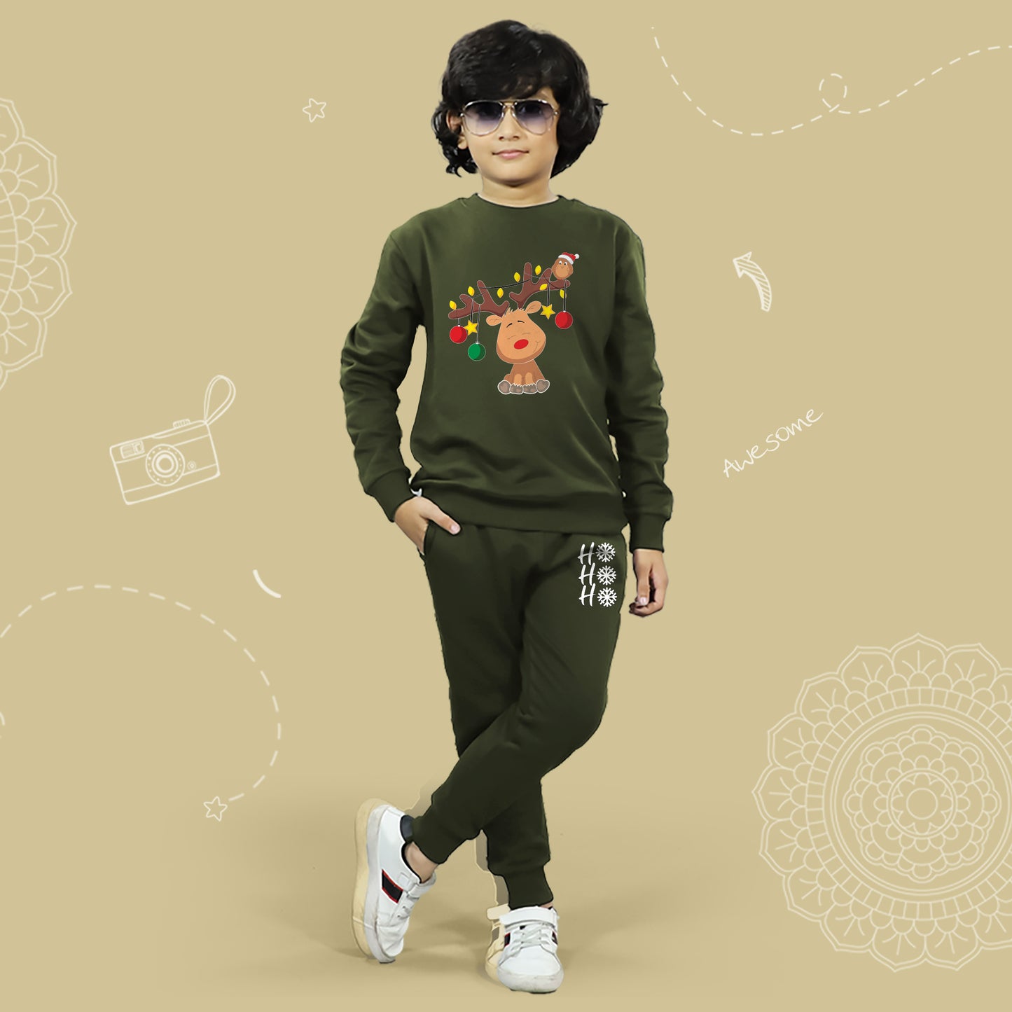 Christmas Reindeer Warm Combo