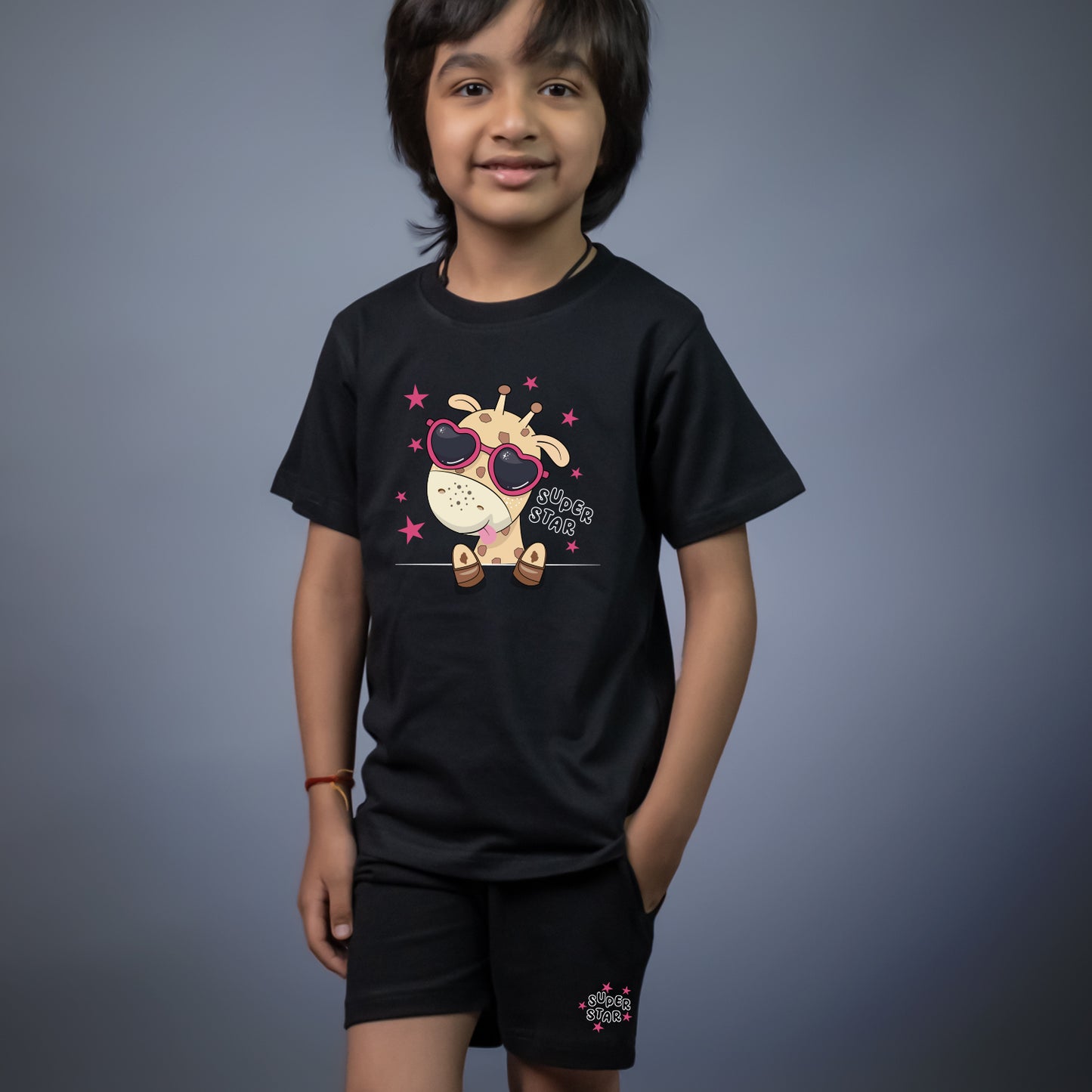 Super Star T-shirt Shorts Combo