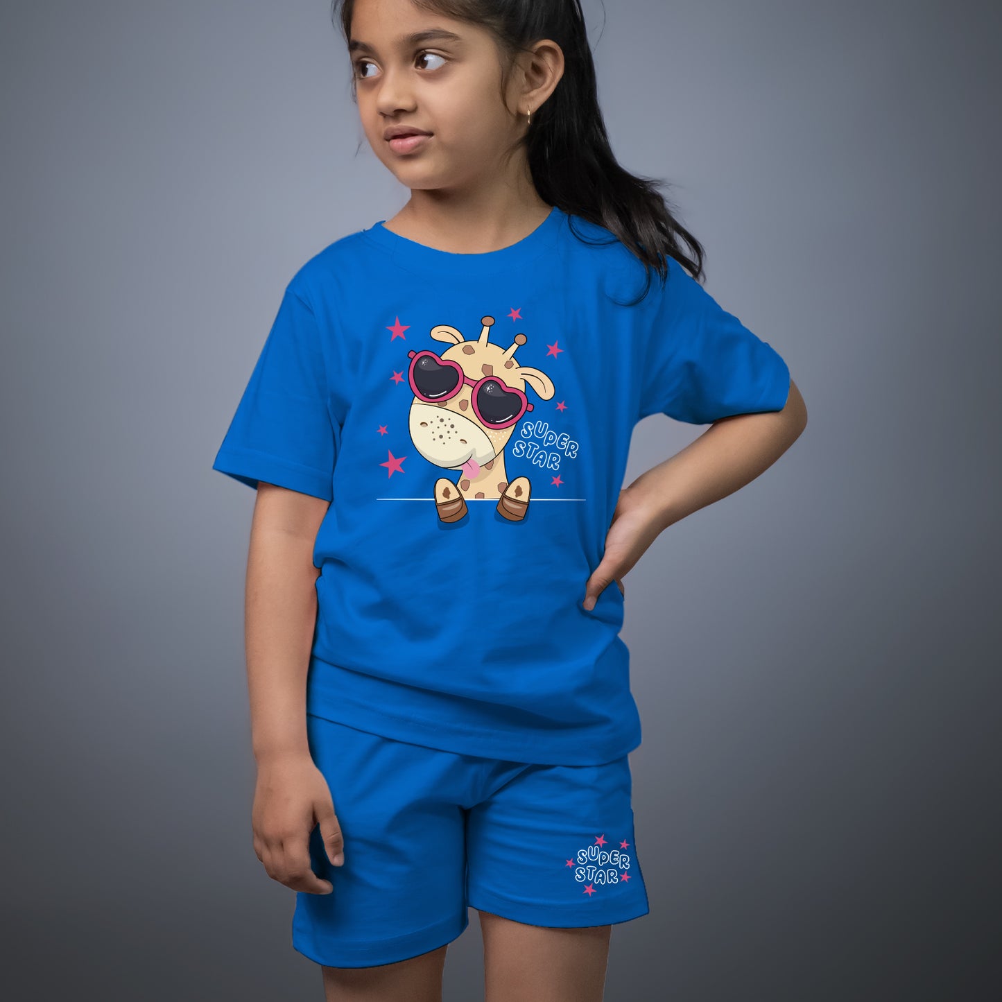 Super Star T-shirt Shorts Combo