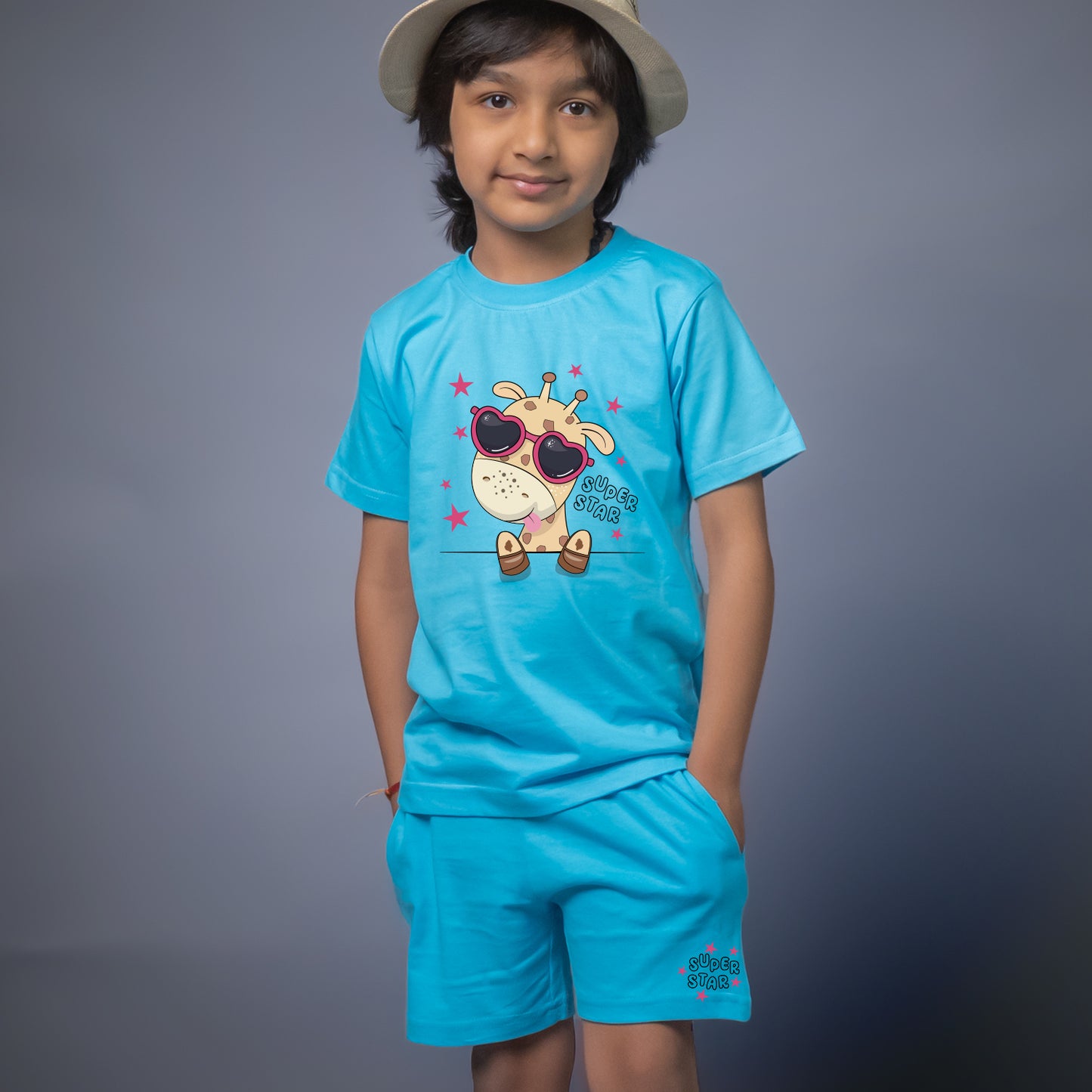 Super Star T-shirt Shorts Combo