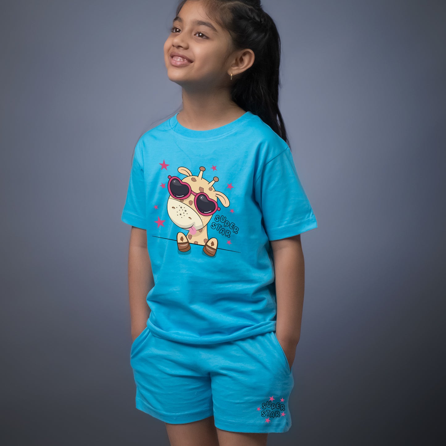 Super Star T-shirt Shorts Combo