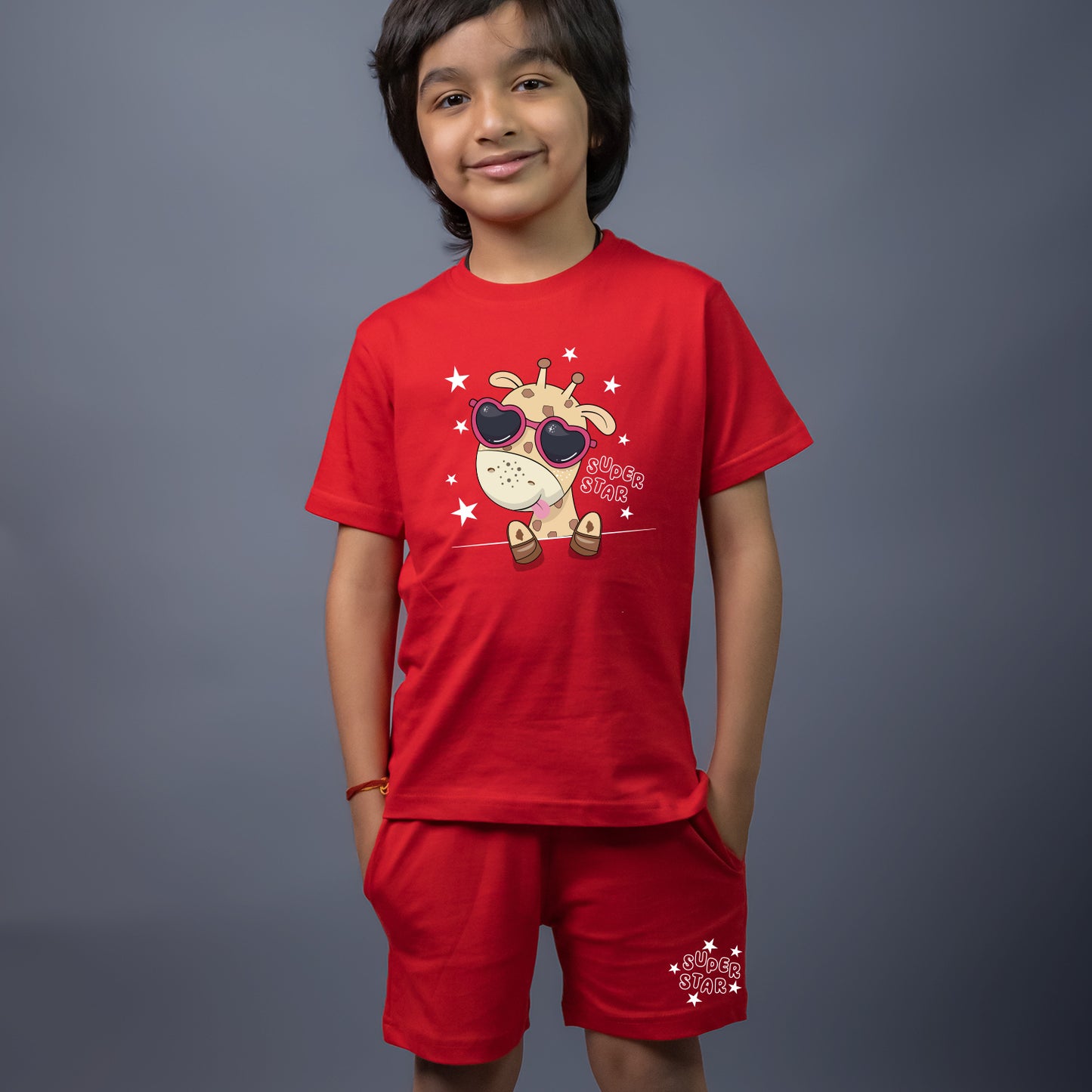 Super Star T-shirt Shorts Combo