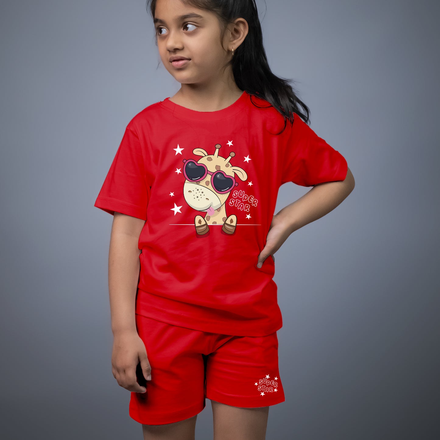 Super Star T-shirt Shorts Combo