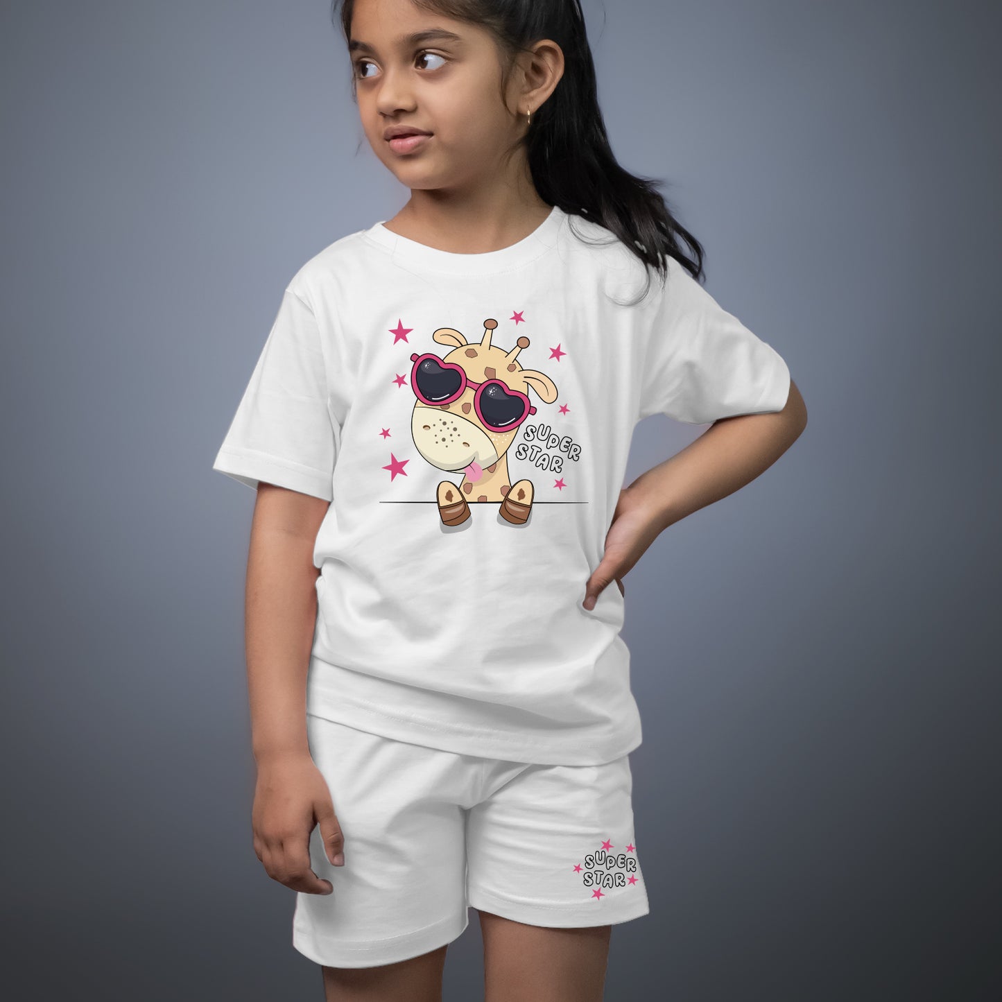 Super Star T-shirt Shorts Combo