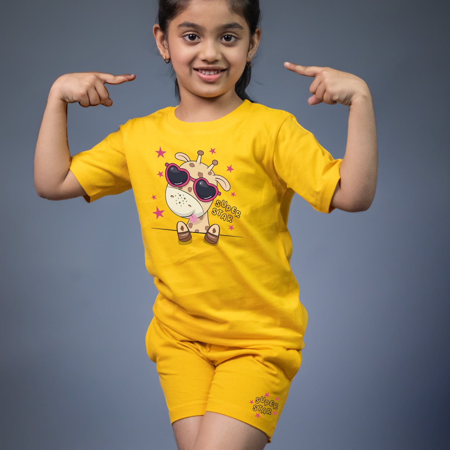 Super Star T-shirt Shorts Combo