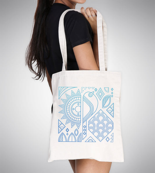 The Blending Bird Tote Bag