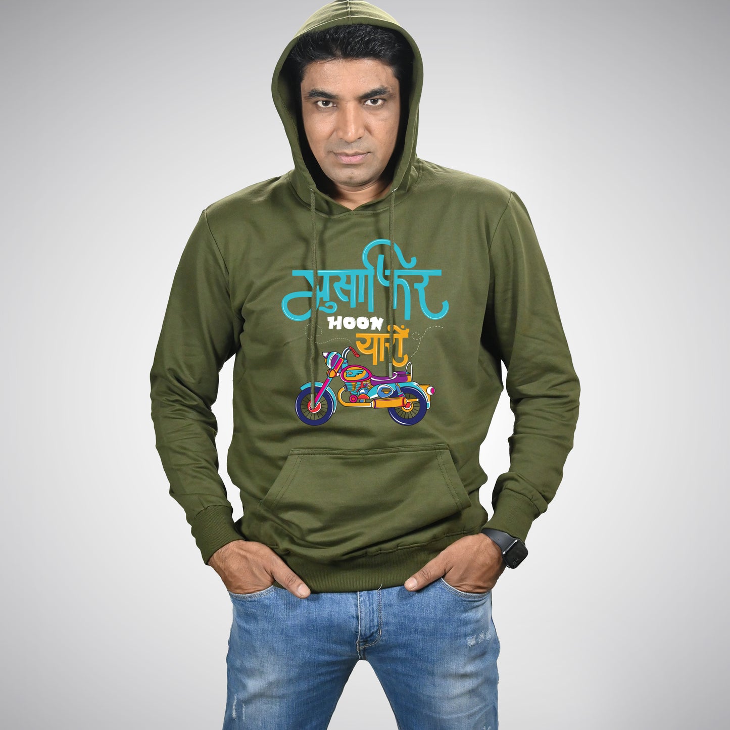Musafir Hoon Yaaron on Hoodie