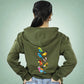 Arty Birds - Olive Green