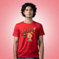 Christmas Reindeer on T-shirt