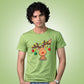 Christmas Reindeer on T-shirt