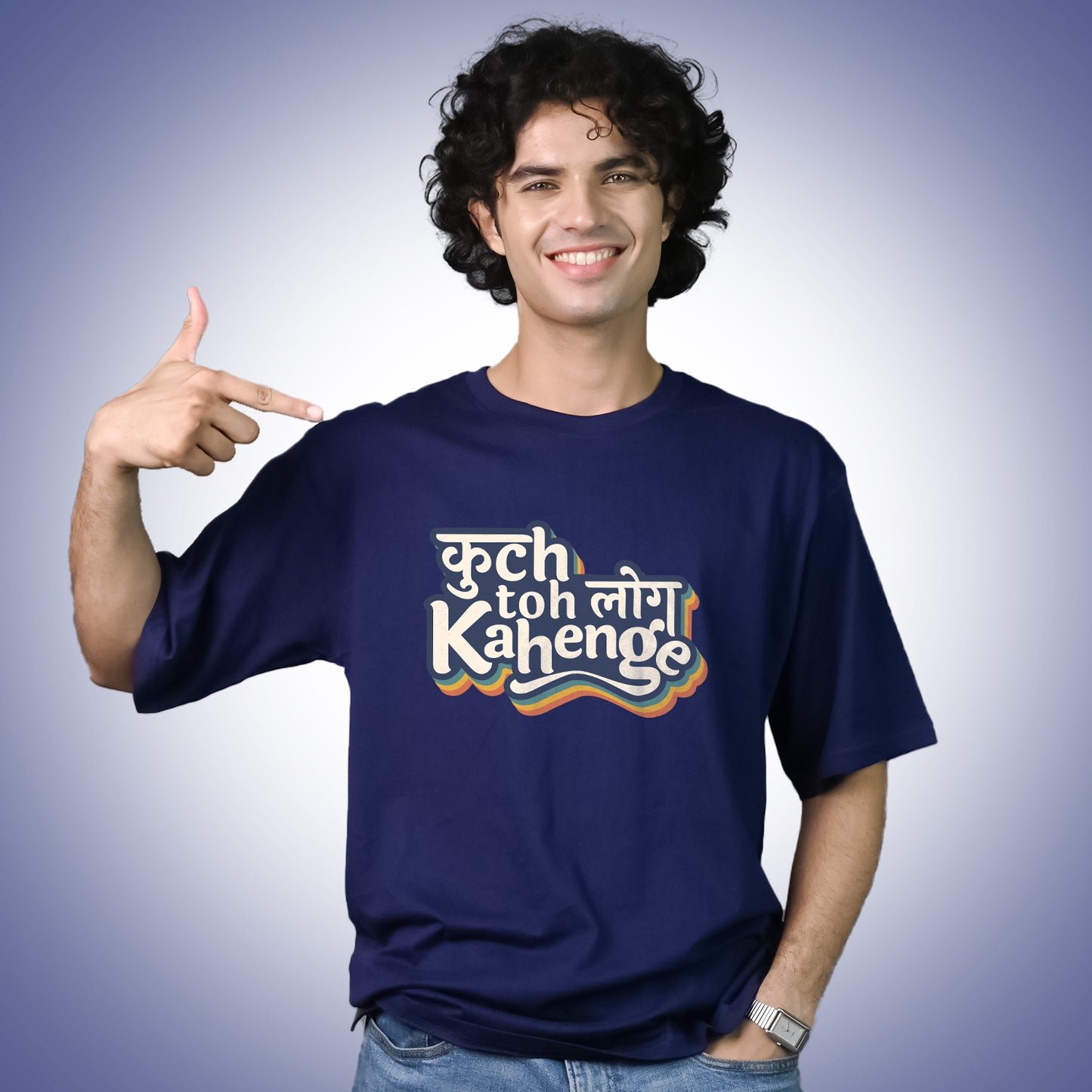 Kuch Toh Log Kahenge - Oversize