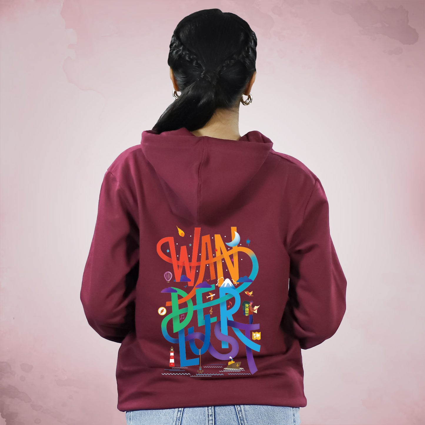 Wanderlust on Hoodie