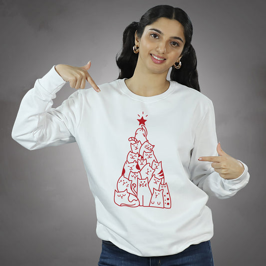 Merry Catmas on Sweatshirt