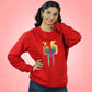 Parrots on Sweatshirt