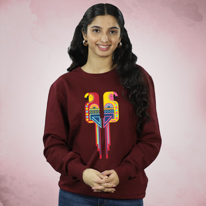 Parrots on Sweatshirt