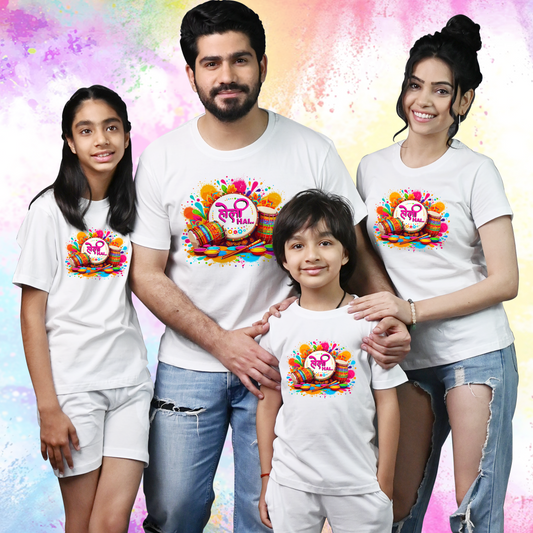 Happy Holi Family - Hindi