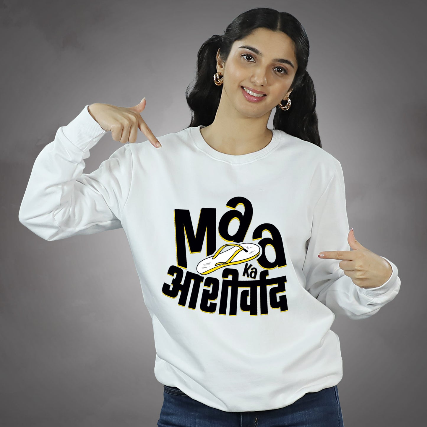Maa Ka Aashirwad on Sweatshirt