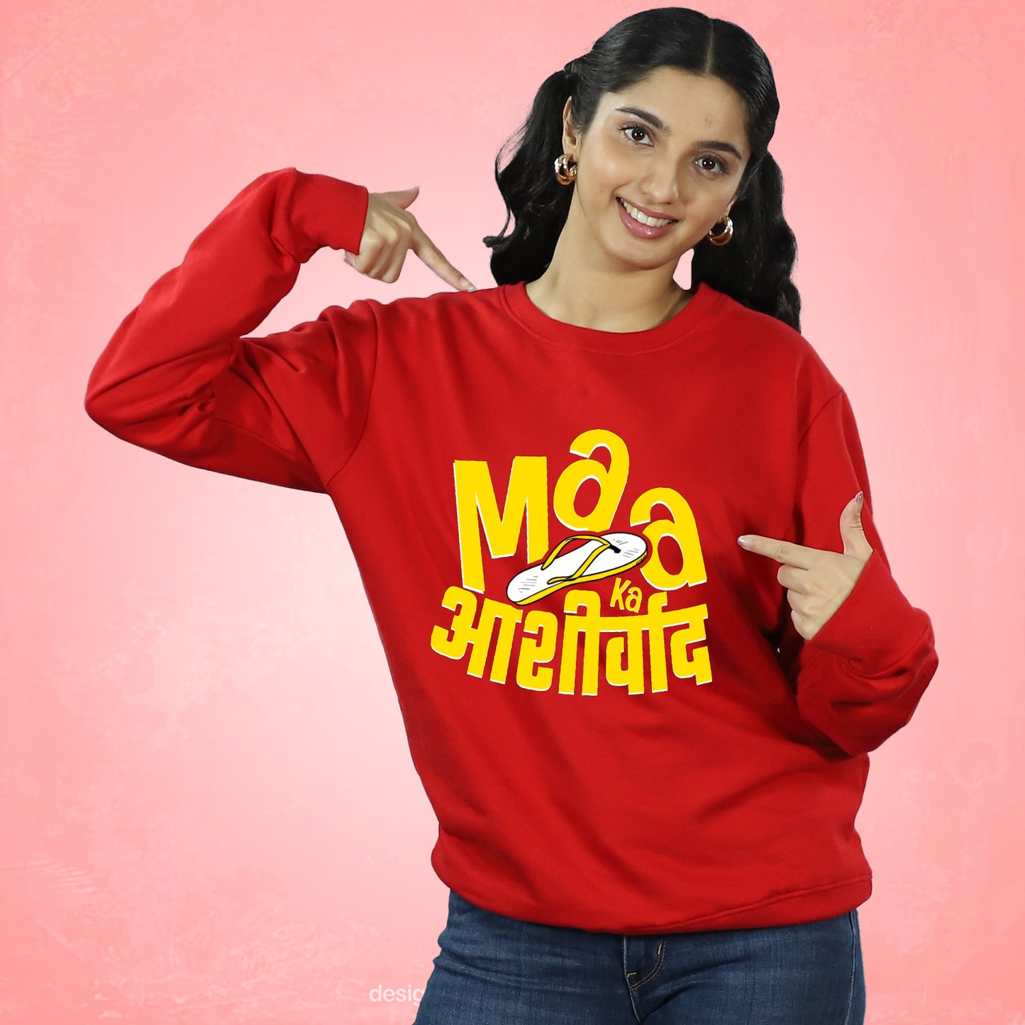 Maa Ka Aashirwad on Sweatshirt