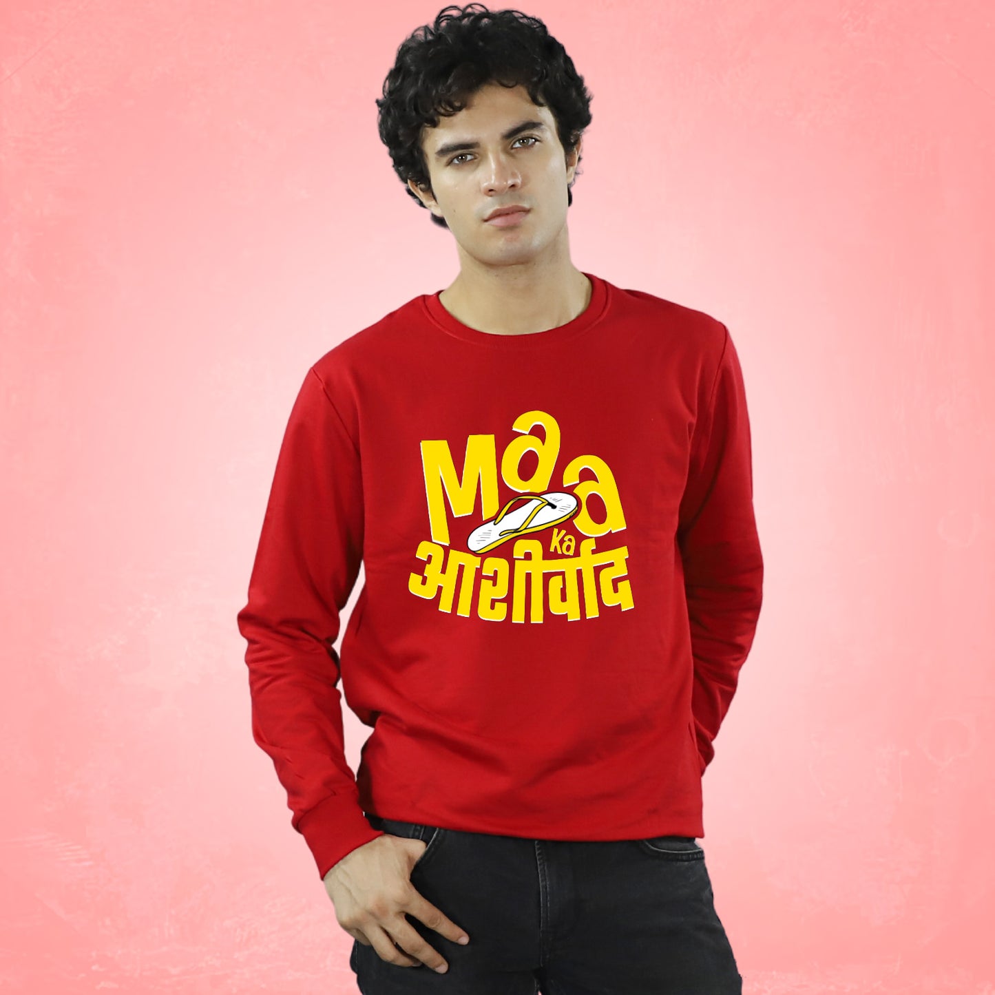Maa Ka Aashirwad on Sweatshirt