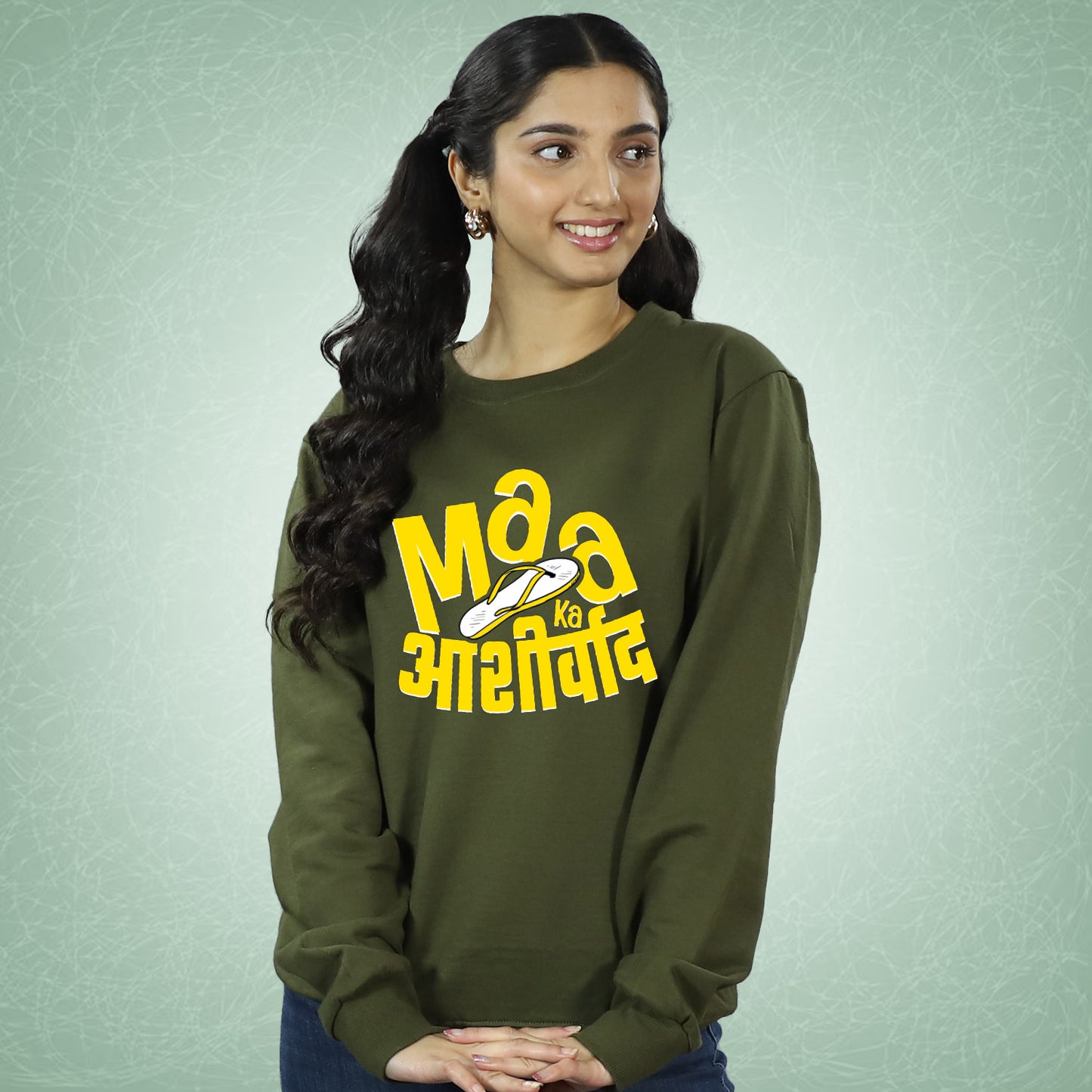 Maa Ka Aashirwad on Sweatshirt