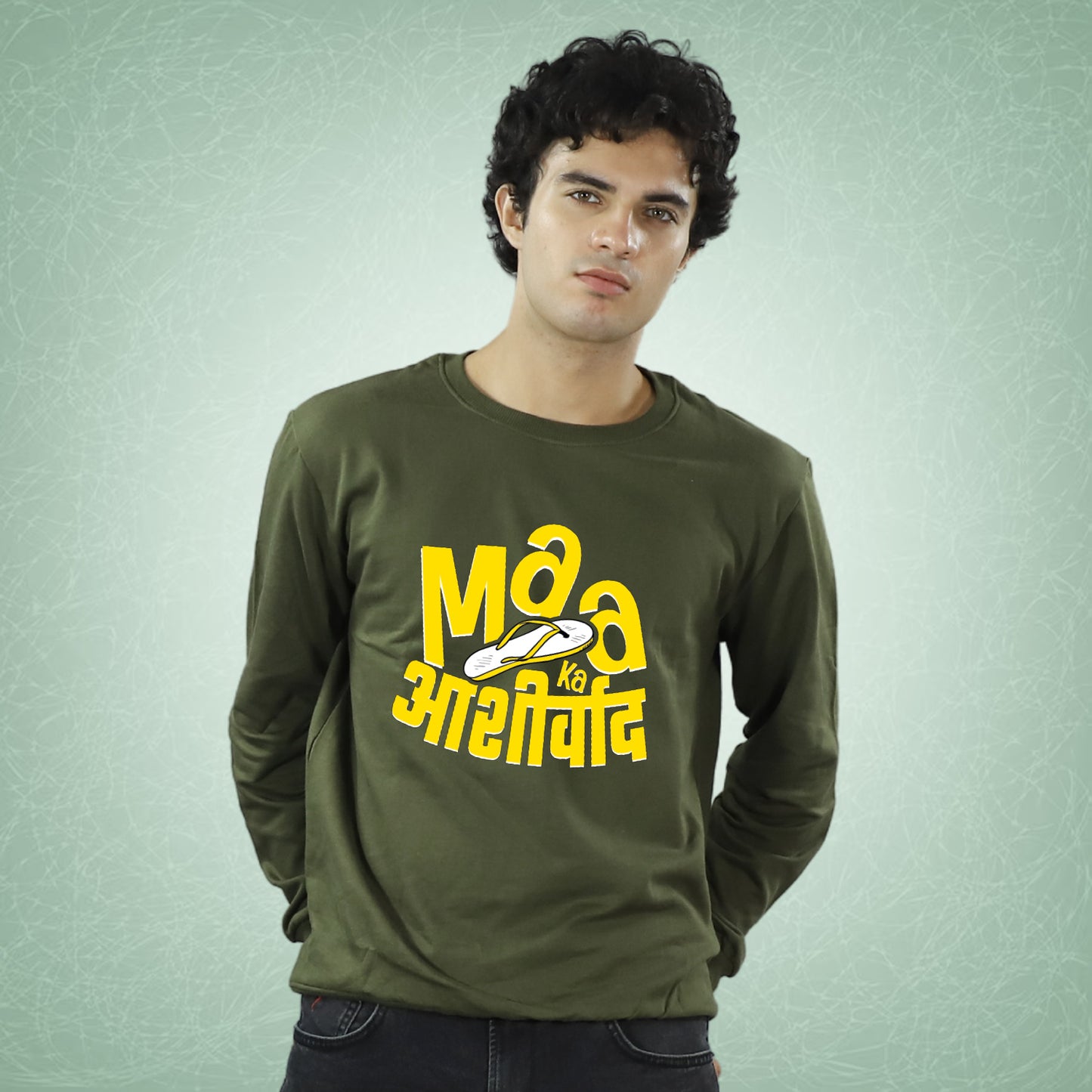 Maa Ka Aashirwad on Sweatshirt