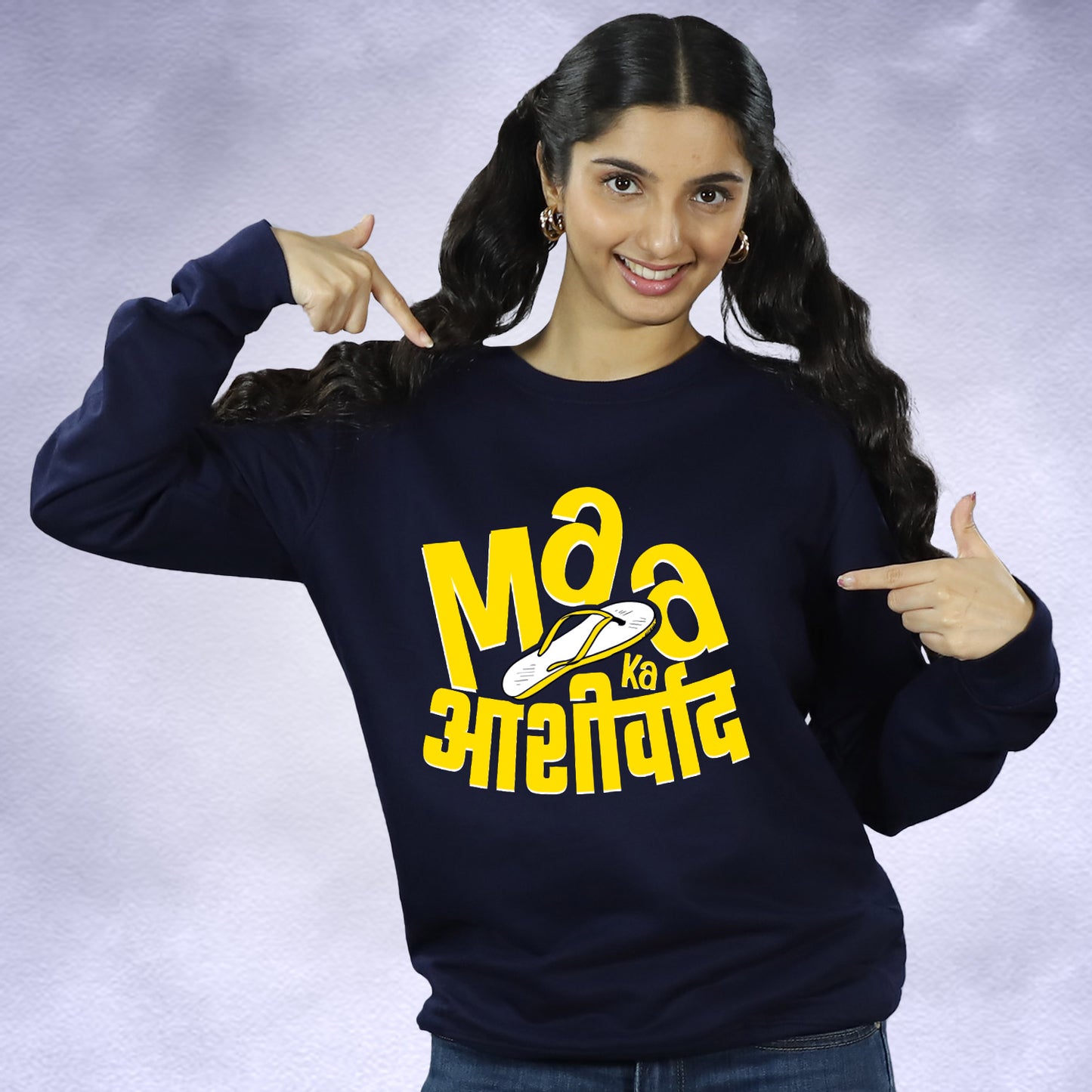 Maa Ka Aashirwad on Sweatshirt