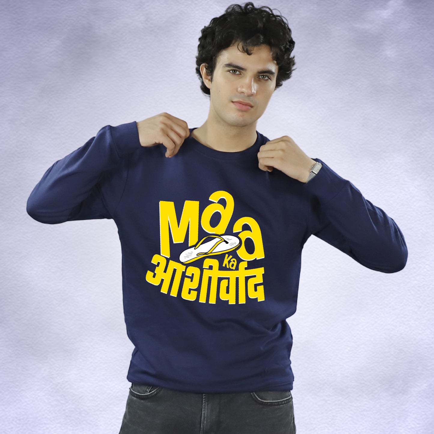 Maa Ka Aashirwad on Sweatshirt