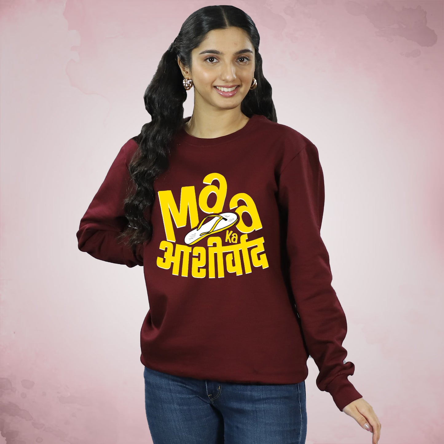 Maa Ka Aashirwad on Sweatshirt