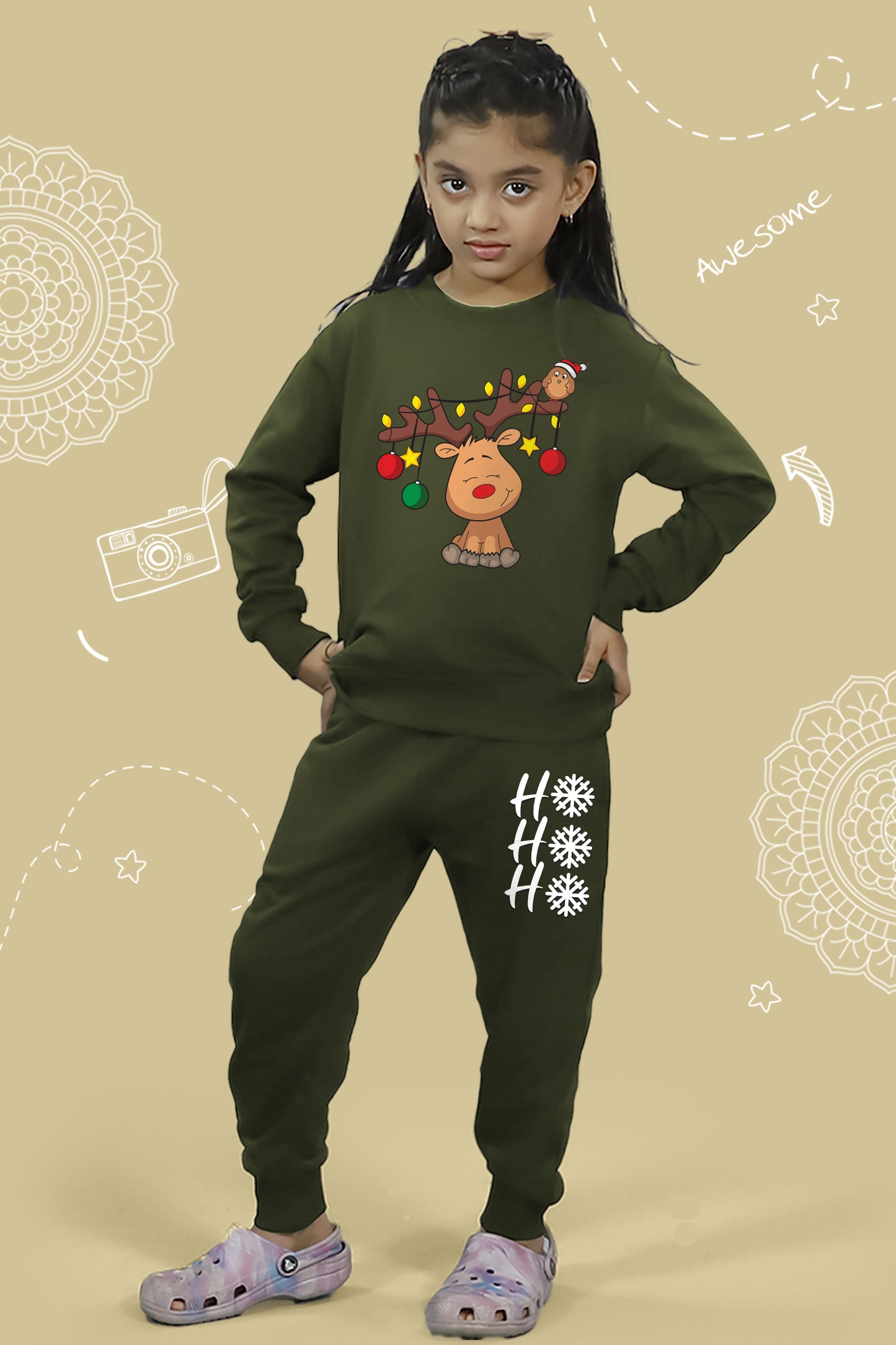 Christmas Reindeer Warm Combo